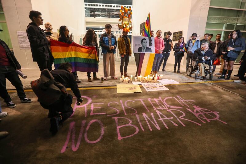 Velada por la memoria del magistrade Jesús Ociel Baena en Toluca