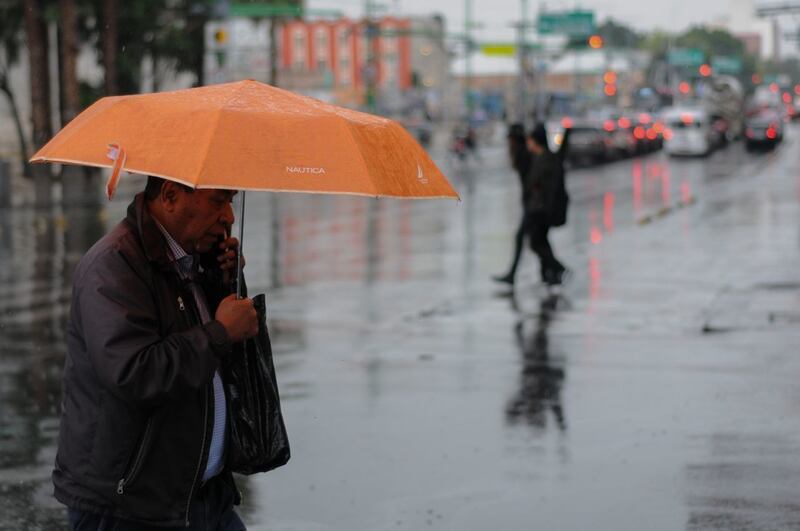 Se esperan lluvias en la CDMX para este lunes.