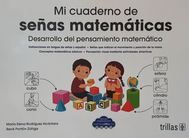 María Elena y René crearon 'Mi cuaderno de señas matemáticas'