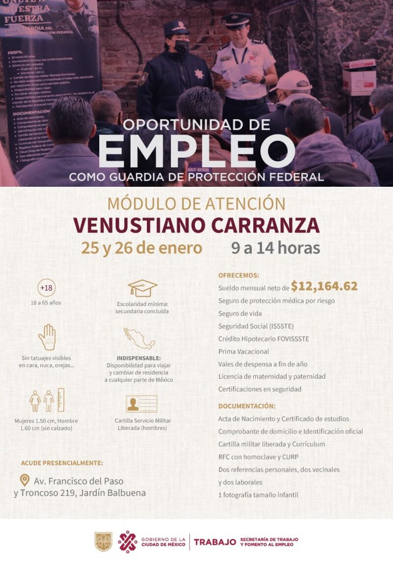 Vacante Guardia Federal