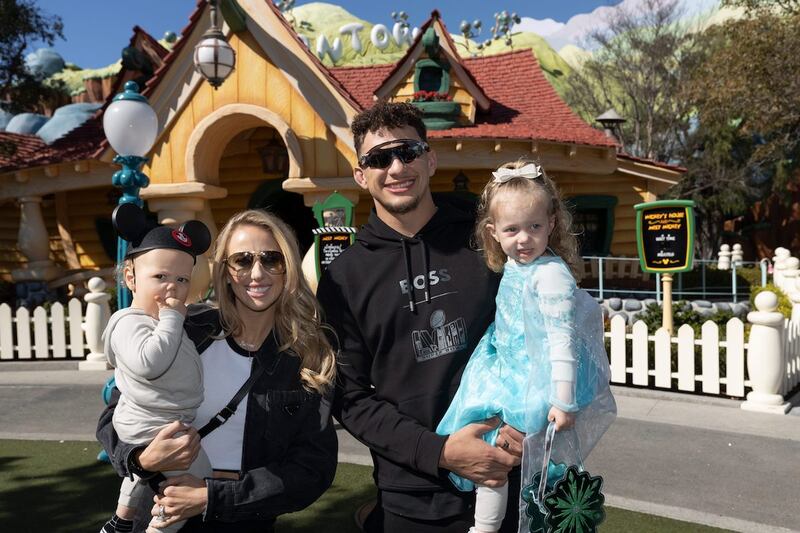 Patrick Mahomes en Disneyland