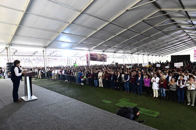 Delfina Gómez afirma que Edomex honrará legado de López Obrador