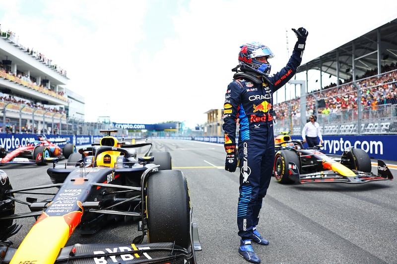 Max Verstappen en Miami