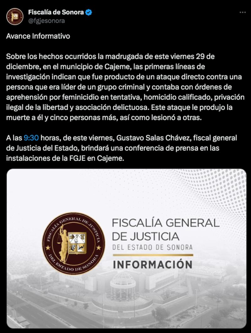 Fiscalía-Sonora-lanzó-comunicado-tras-asesinato-de-seis-personas-en-Cajeme