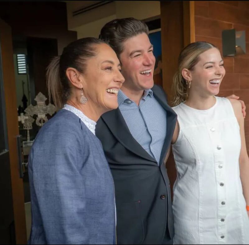 García y Rodríguez siempre se han llevado muy bien con Claudia Sheinbaum.