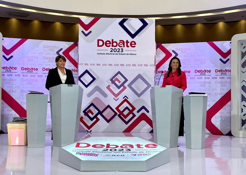 Debate entre Alejandra del Moral y Delfina Gómez