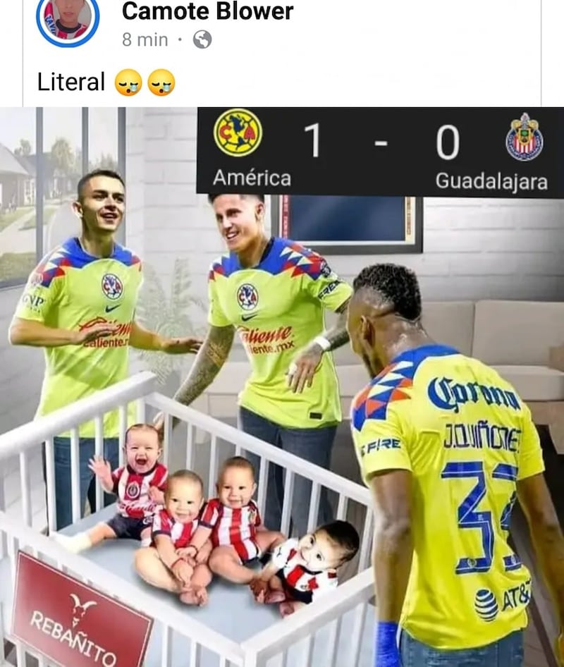 Memes América vs Chivas