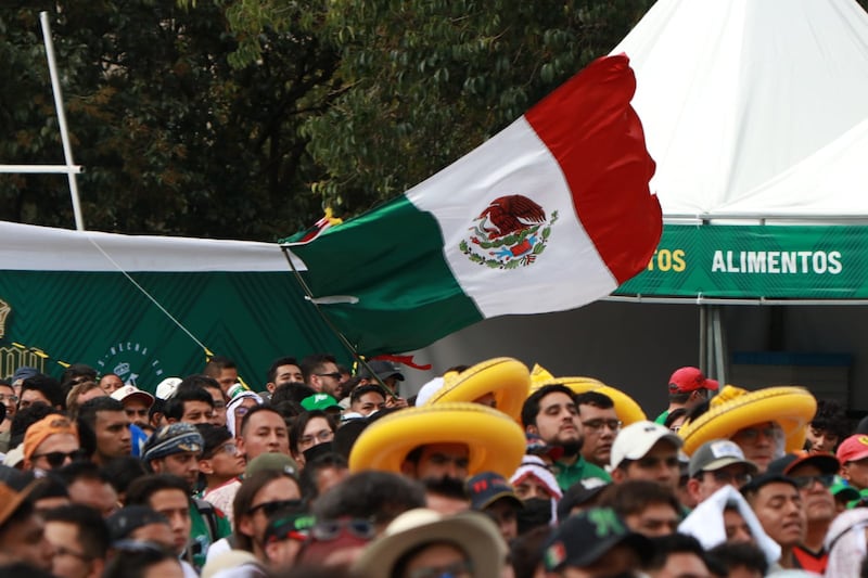 Así se vive el Arabia Saudita contra México en el Fan Fest