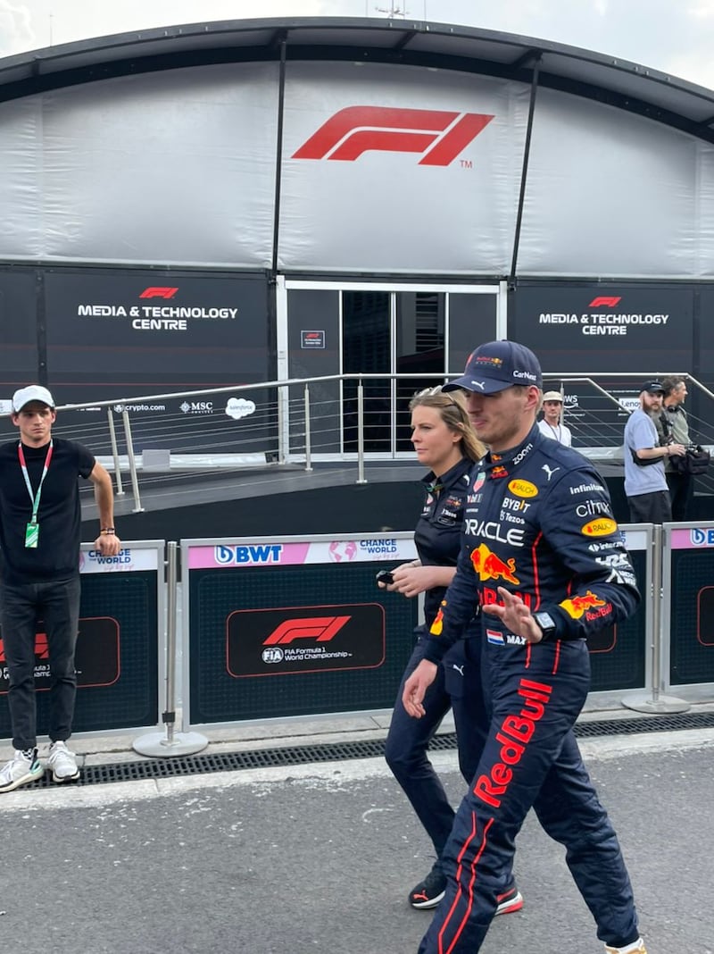 GP de México día 2: Max Verstappen al final de la clasificación.