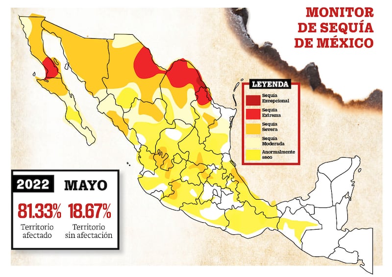 Sequía en México, la peor en 11 años