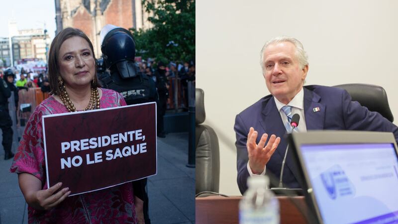 Xóchitl Gálvez y Santiago Creel buscan la presidencia de México (Twitter: @XochitlGalvez / @SantiagoCreelM)