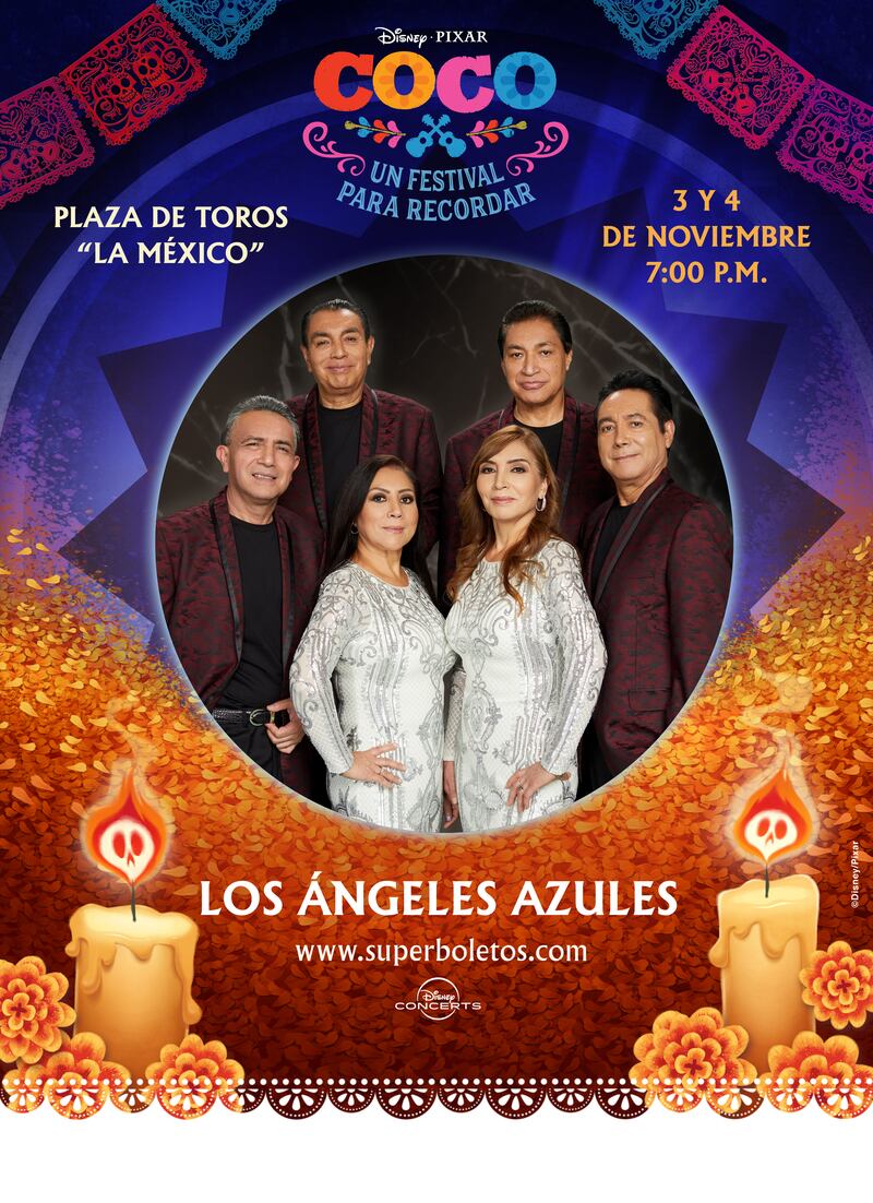 Los Ángeles Azules llegarán a “Coco: Un festival para recordar”