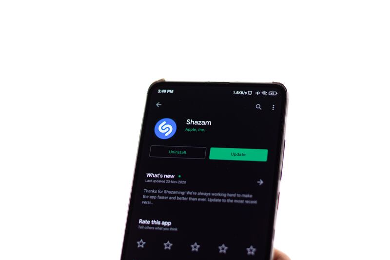 Aplicación Shazam