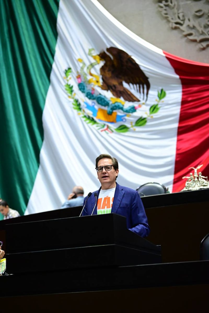 Salomón Chertorivski al presentar la iniciativa en la Cámara de Diputados.