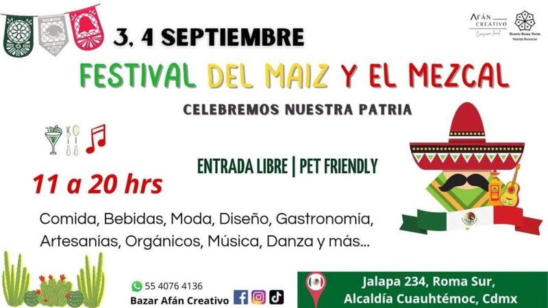 Festival del maíz y el mezcal