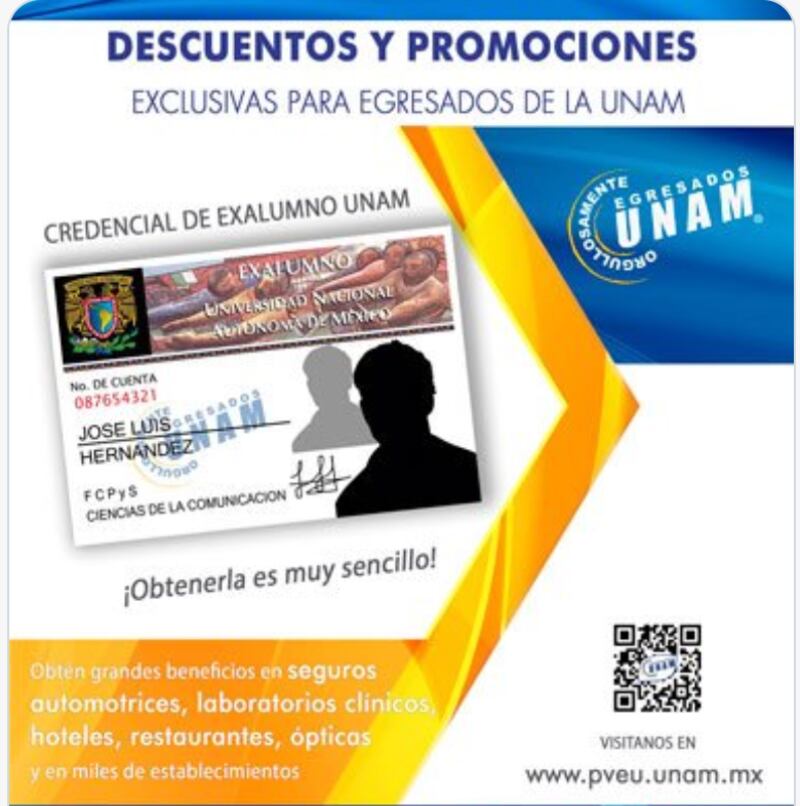 Credencial Exalumno UNAM