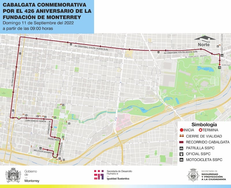 La cabalgata comenzará a las 10:00 horas y empezará en Avenida Colón.