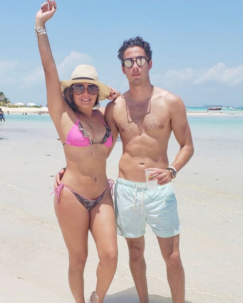 Mariana Echeverría y Raúl Jiménez