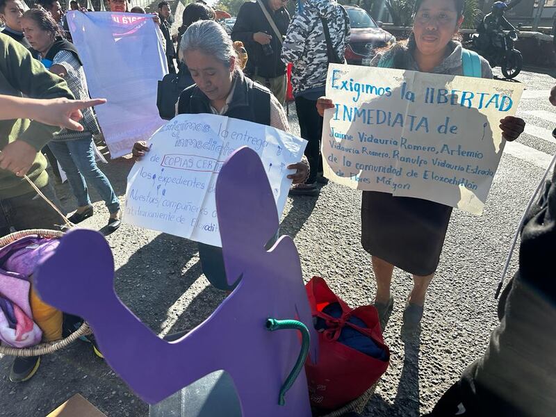 Protestas contra AMLO en Oaxaca