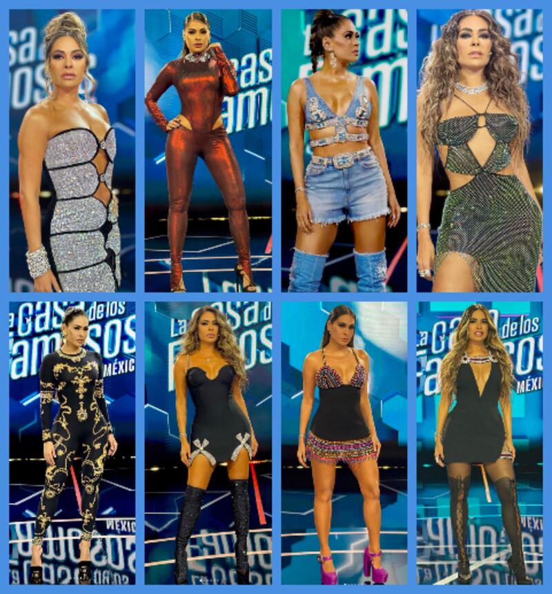 Galilea Montijo y Cecilia Galiano en medio de las polémicas por los outfits que presentan en cada gala de nominación y expulsión.