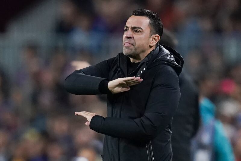 técnico del Barcelona Xavi Hernández