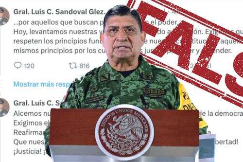 “Es falso”: Sedena niega polémica publicación del secretario Luis Cresencio Sandoval