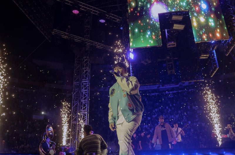 Junior H ofrece conciertos con lleno total en la Plaza de Toros México.