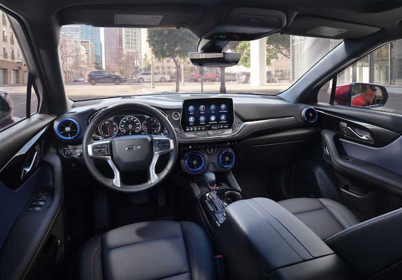 Interior Chevrolet Blazer 2023,