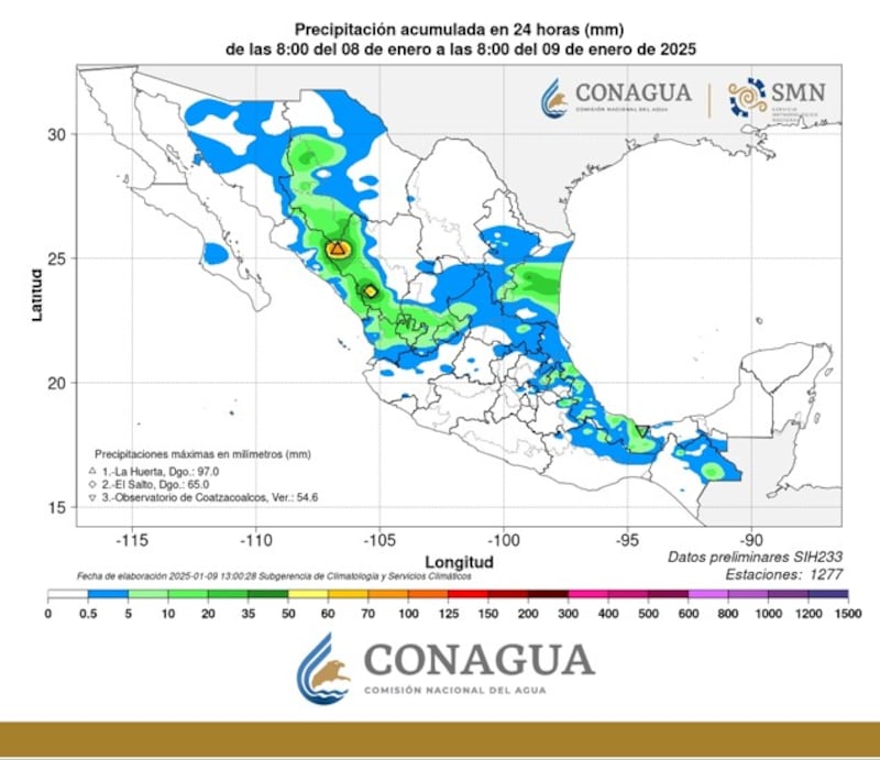 Clima domingo 12 de enero