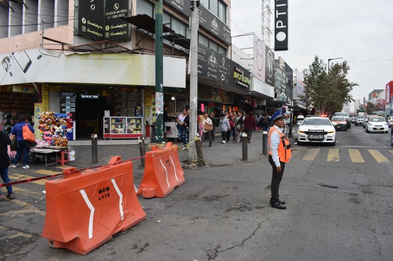 En la calle 15 de Mayo no hay acceso al tránsito vehicular.