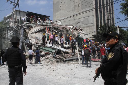 La imagen de Ciudad de México tras el terremoto