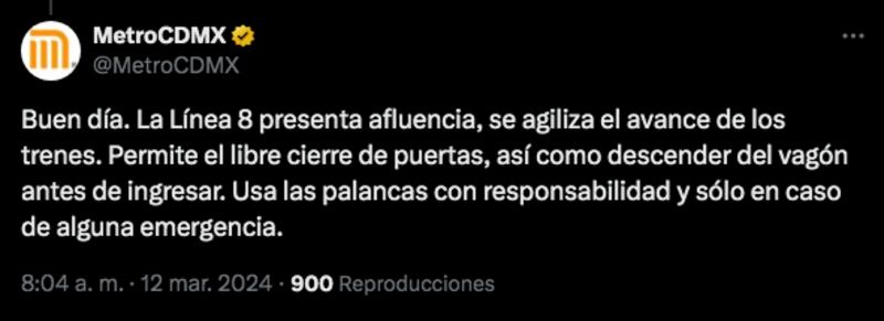 metro-cdmx-respuesta-tren-detenido-linea8-hoy