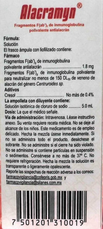 Medicamentos falsos.