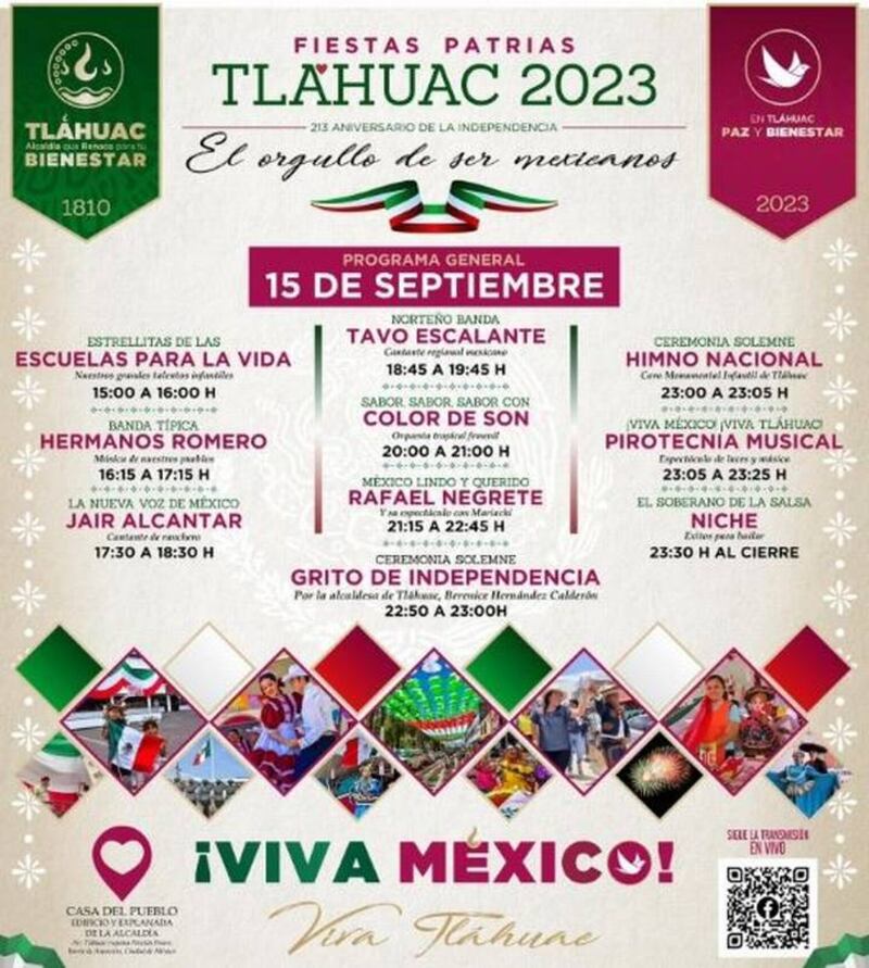 Tláhuac 15 de septiembre