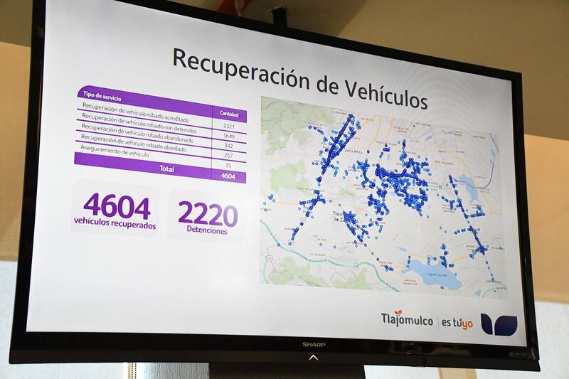 Las cámaras cuentan con sistema de identificación de placas que han ayudado a reducir robos de vehículos.