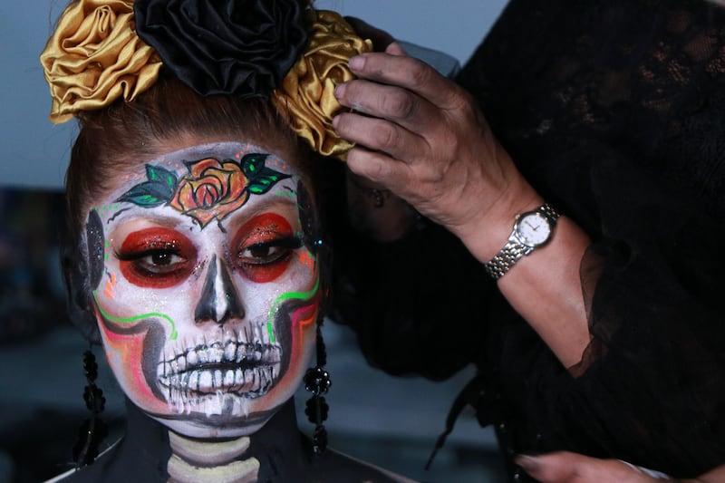 La Catrina maquillaje