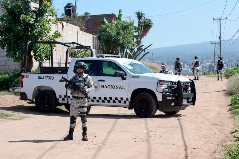 Elementos de la GN participan en distintas labores de seguridad.