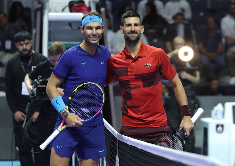 Novak Djokovic y Rafael Nadal