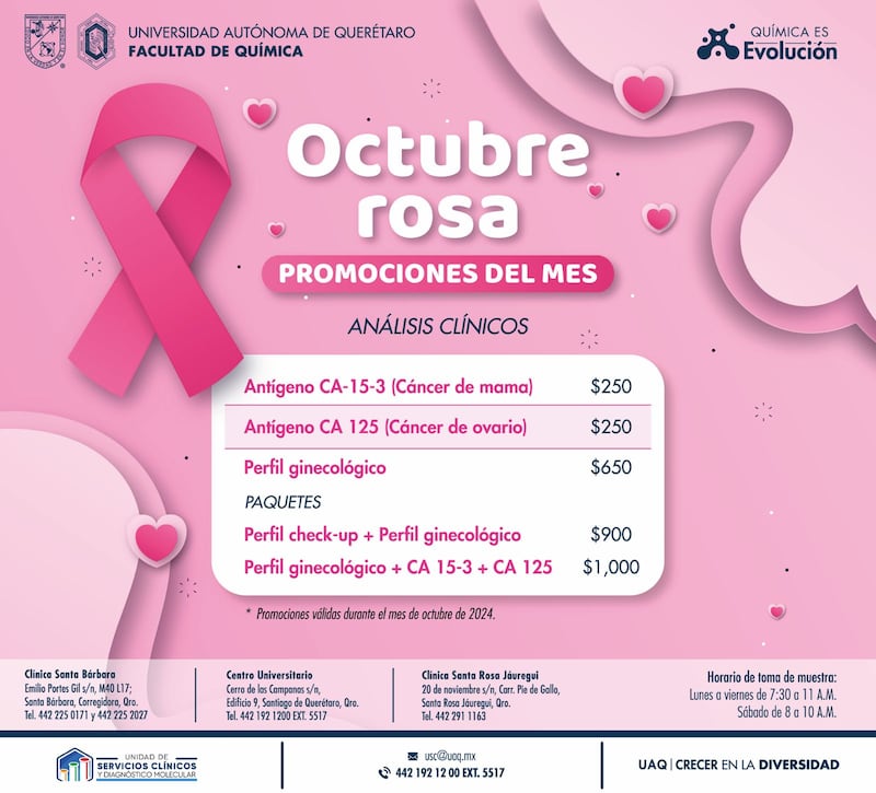 Octubre Rosa en UAQ.