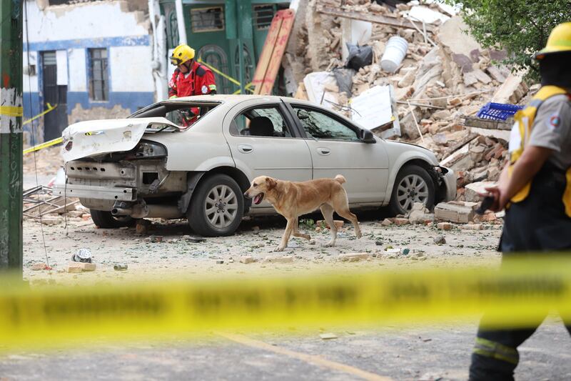 En una de las fincas destruidas vivían nueve miembros de una familia.