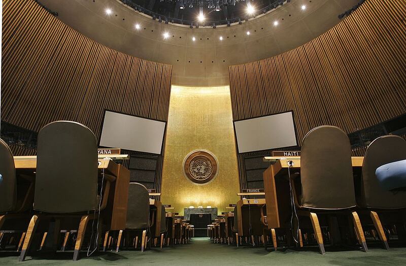 Salón de la Asamblea General de la ONU