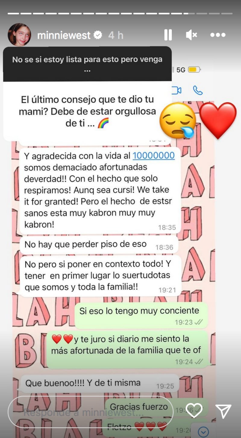 Minnie West da detalles de la muerte de Amparín Serrano