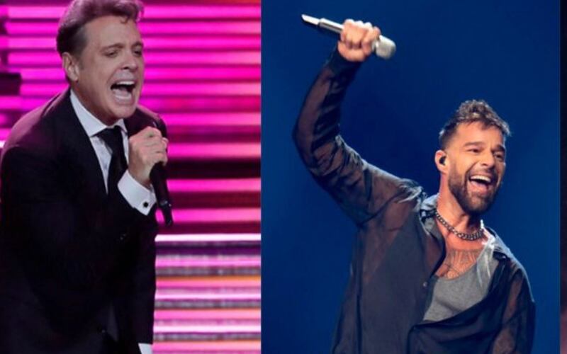 Ricky Martin y Luis Miguel