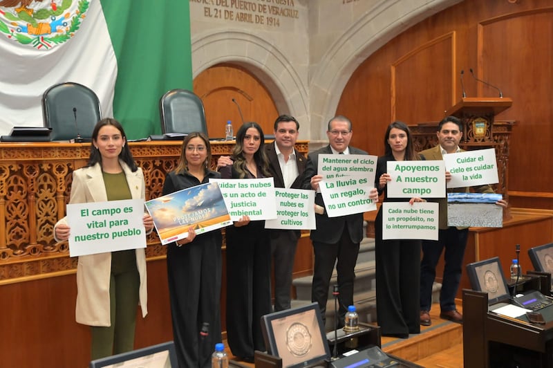 Diputados del Verde en Edomex piden sancionar bombardeo de nubes