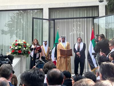 La conmemoración se realizó en la embajada del país.