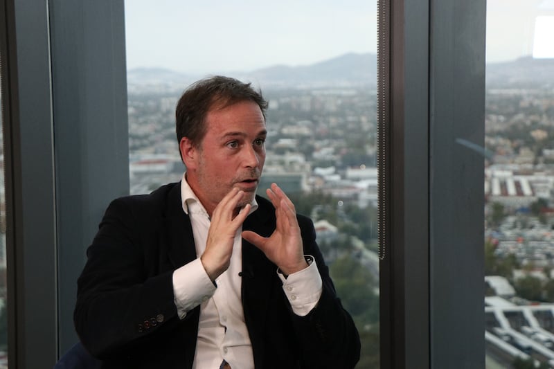 "Yo solo tengo una certeza: cada día que me levanto van a salir de la caja 25 millones de pesos para el pago de siniestros en México”: Marc Martínez Selma, CEO de Zurich en México. Foto: Nicolás Corte.