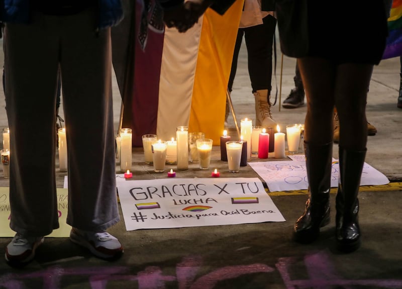 Velada por la memoria del magistrade Jesús Ociel Baena en Toluca