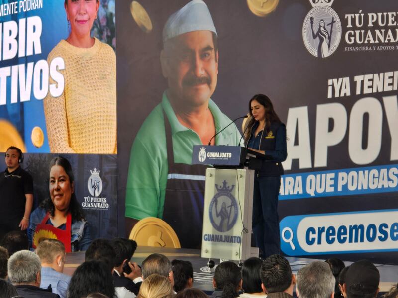 Presenta Libia Dennise Financiera y Apoyos Tú Puedes Guanajuato