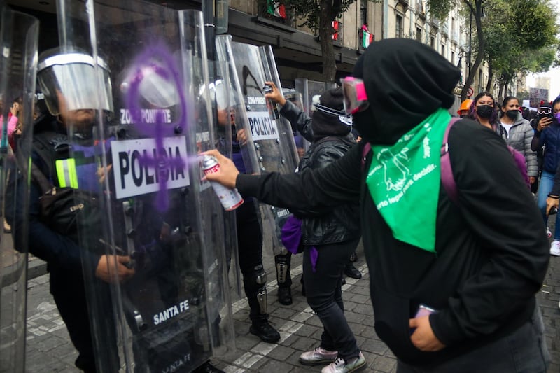 Marcha a favor del aborto en CDMX 28 septiembre de 2022