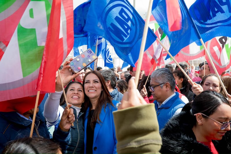 Libia García Muñoz Ledo se registra como candidata a gobernadora de Guanajuato